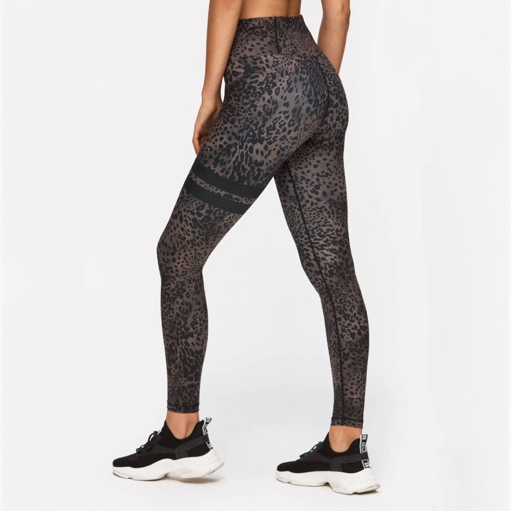 Stonger Leo High Waist Leopard Print Tights